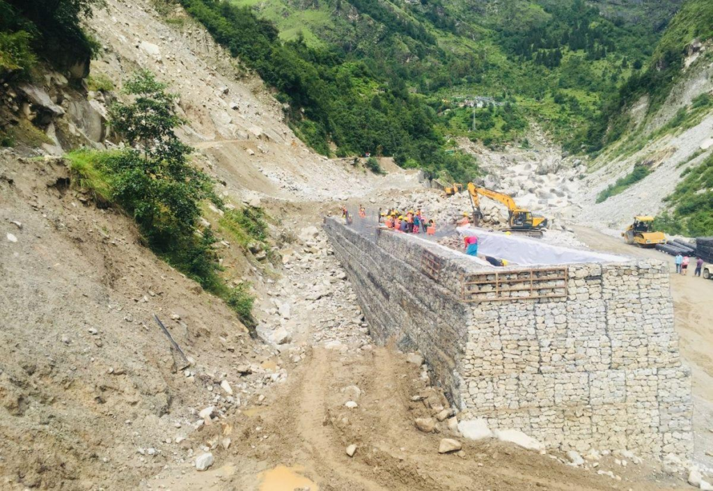 Parshuram Ghat Slope Stabilization